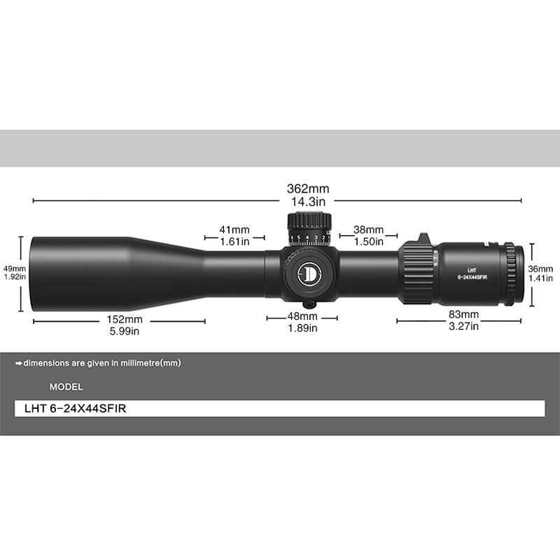 Discovery LHT 6-24X44SFIR MOA-L Ультралегкий Оптика Першої Фокальної Площини Приціл Діаметр 30 ММ Приціл Велике Поле Зору Приціл для Гвинтівки Low 20mm
Discovery LHT 6-24X44SFIR MOA-L Ультралегкий Оптика Першої Фокальної Площини Приціл Діаметр 30 ММ Приціл Велике Поле Зору Приціл для Гвинтівки Low 20mm