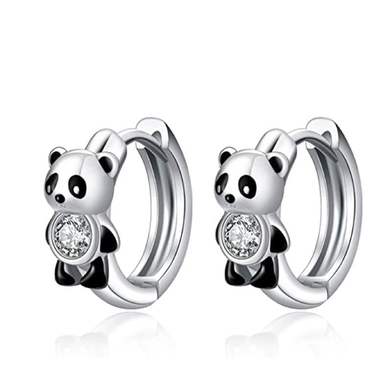 CAOSHI Fashion Panda Hoop Earrings with Bright Zirconia Female Delicate Accessories for Engagement Cute Girl Chic Daily Zircon
CAOSHI Fashion Panda Hoop Earrings with Bright Zirconia Female Delicate Accessories for Engagement Cute Girl Chic Daily Zircon