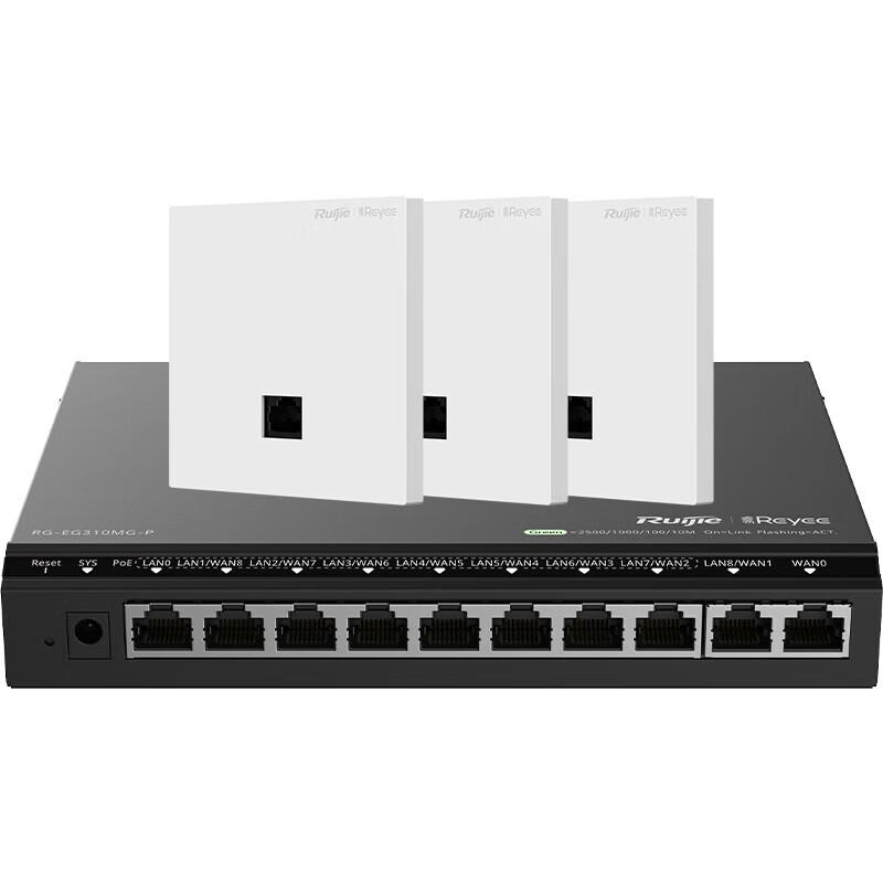 Ruijie WiFi 7 Whole-Home 2.5G Panel AP System
Ruijie WiFi 7 Whole-Home 2.5G Panel AP System