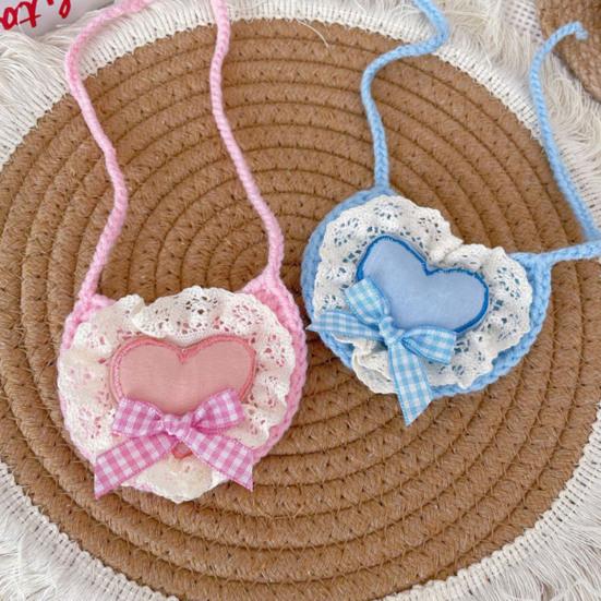 Cute Dog Lace Bandana Heart Design Puppy Cat Bib Scarf with Bow Knitted Saliva Towel for Small Medium Dogs Cats рожевий
Cute Dog Lace Bandana Heart Design Puppy Cat Bib Scarf with Bow Knitted Saliva Towel for Small Medium Dogs Cats рожевий