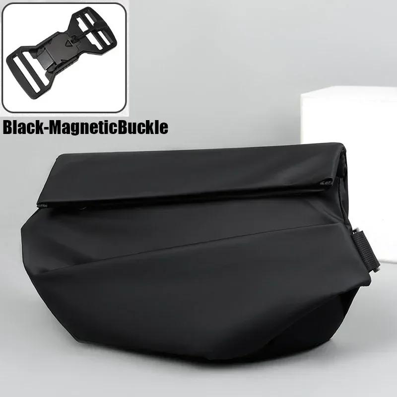 Premium Waterproof Magnetic Buckle Crossbody Bag Personality Fashion Men Messenger Bag Black Minimalist Shoulder Bags Men Bag
Premium Waterproof Magnetic Buckle Crossbody Bag Personality Fashion Men Messenger Bag Black Minimalist Shoulder Bags Men Bag