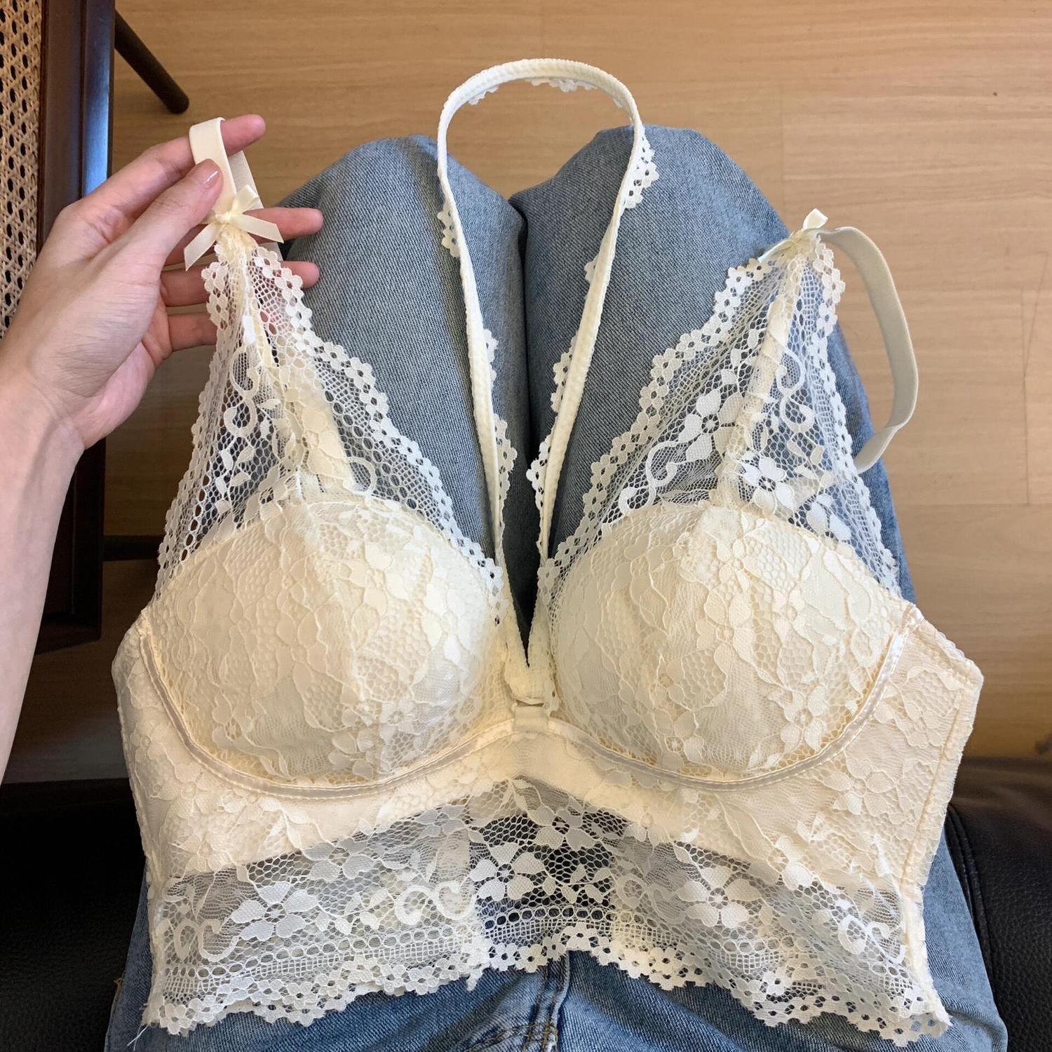 Сексуальные кружевные бюстгальтеры для женщин, модные жилеты, однотонное нижнее белье для девочек, повседневные бюстгальтеры с открытой спиной 32/70AB
Сексуальные кружевные бюстгальтеры для женщин, модные жилеты, однотонное нижнее белье для девочек, повседневные бюстгальтеры с открытой спиной 32/70AB