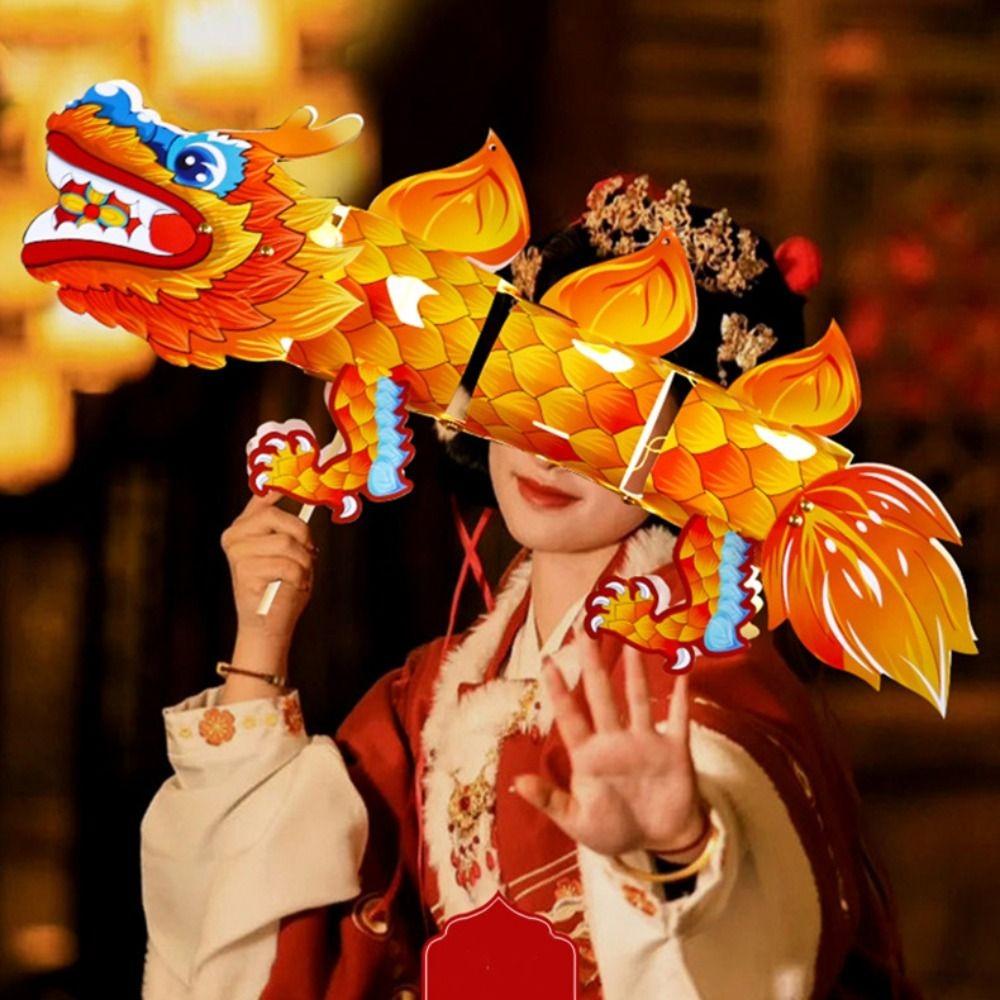 Luminous Mid-Autumn Dragon Dance Lantern Cartoon Handheld Dragon Lantern Mid-Autumn Festival Gift Style6
Luminous Mid-Autumn Dragon Dance Lantern Cartoon Handheld Dragon Lantern Mid-Autumn Festival Gift Style6