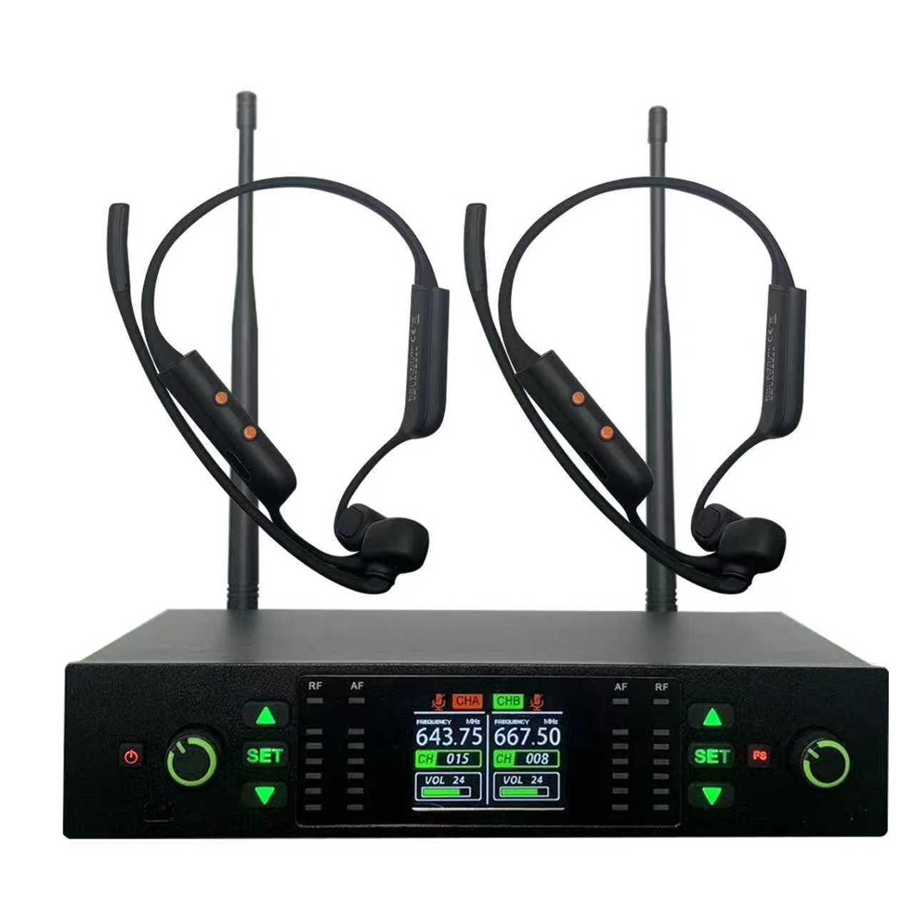 DL-280FS+HL-01 Dual-Channel UHF Wireless Sports Earphones & Microphone Sports Earhook Mic Single
DL-280FS+HL-01 Dual-Channel UHF Wireless Sports Earphones & Microphone Sports Earhook Mic Single