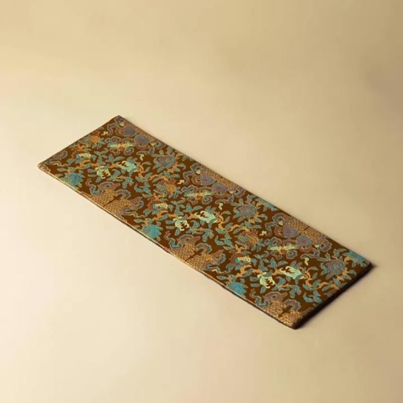 Brocade Satin Tea Mat Chinese Double-sided Tablecloth Pad Household Absorbent Tea Towel Tea Ceremony Accessories Teaset Mat 29x10cm золотой
Brocade Satin Tea Mat Chinese Double-sided Tablecloth Pad Household Absorbent Tea Towel Tea Ceremony Accessories Teaset Mat 29x10cm золотой