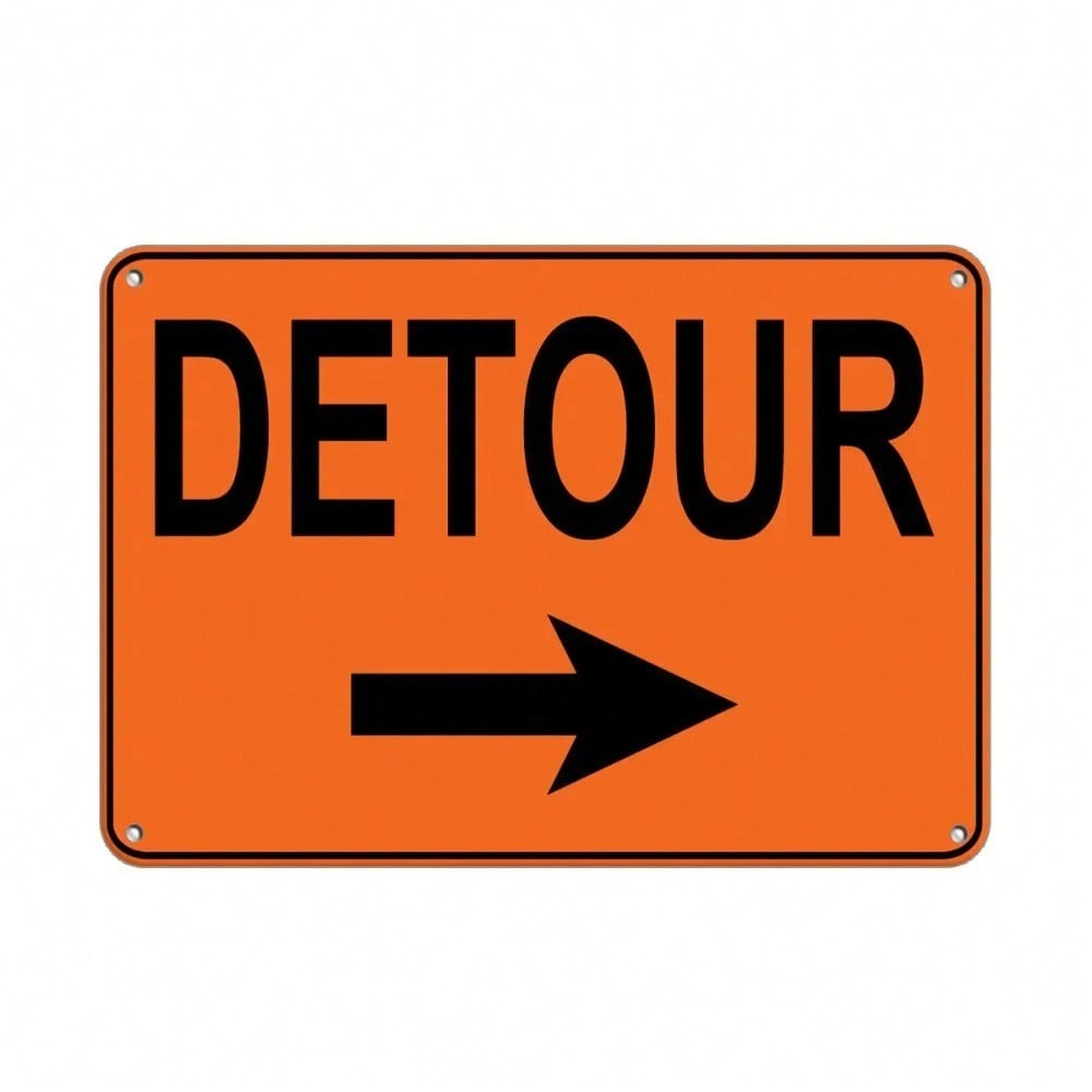 Sturdy Aluminum Right Arrow Detour Sign Durable Traffic Route Guidance 20X30 різнокольоровий
Sturdy Aluminum Right Arrow Detour Sign Durable Traffic Route Guidance 20X30 різнокольоровий