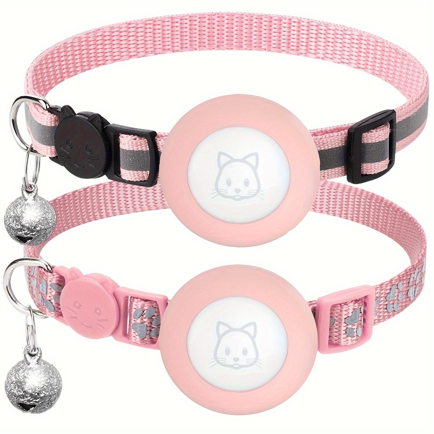 2-Pack Airtag Cat Collar Breakaway with Bell, Girl Boy Cat Safety Buckle, Pet Supplies, Accessories, Gifts One-size рожевий
2-Pack Airtag Cat Collar Breakaway with Bell, Girl Boy Cat Safety Buckle, Pet Supplies, Accessories, Gifts One-size рожевий