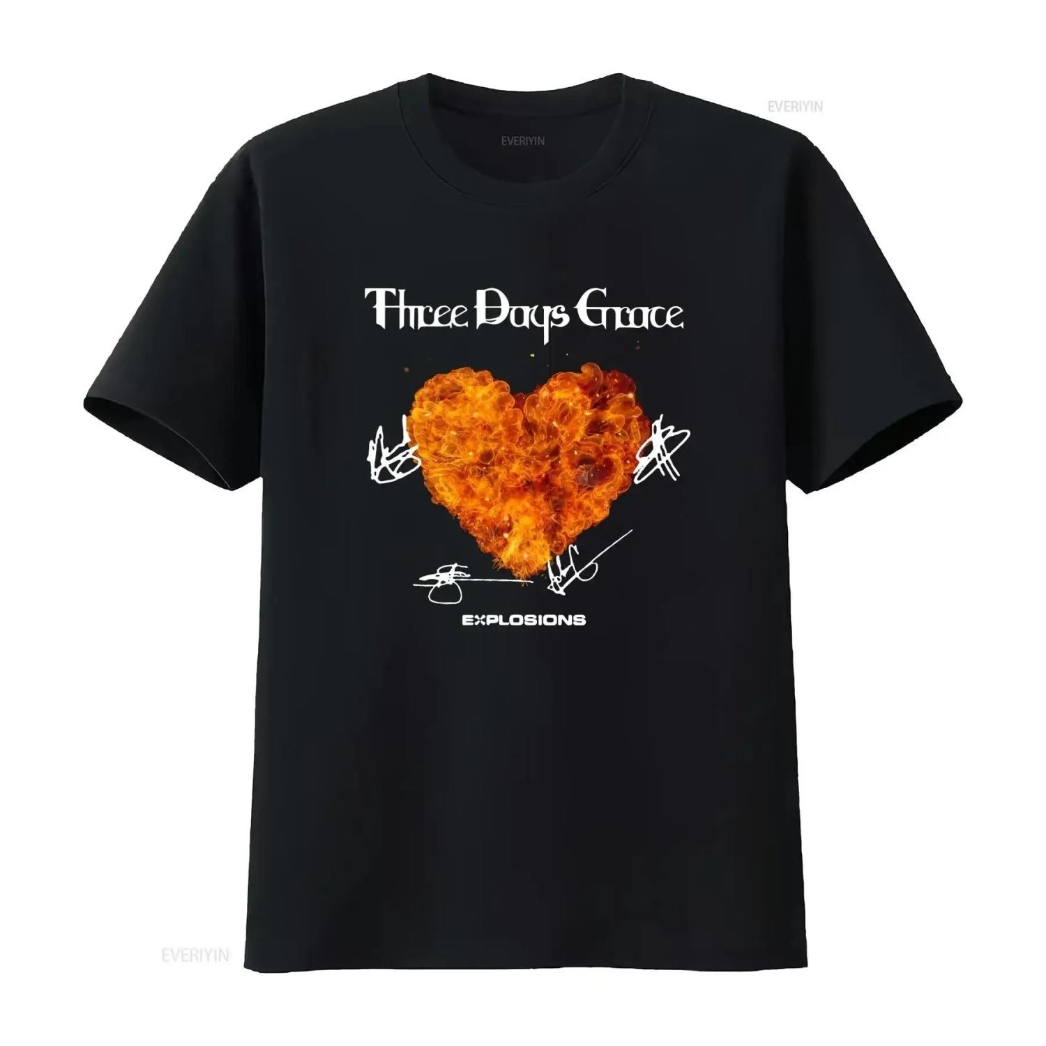 Hot Three Days Grace Explosions Album New Popular vintage Washed streetwear Soft Top For Everyday Wear S чёрный
Hot Three Days Grace Explosions Album New Popular vintage Washed streetwear Soft Top For Everyday Wear S чёрный