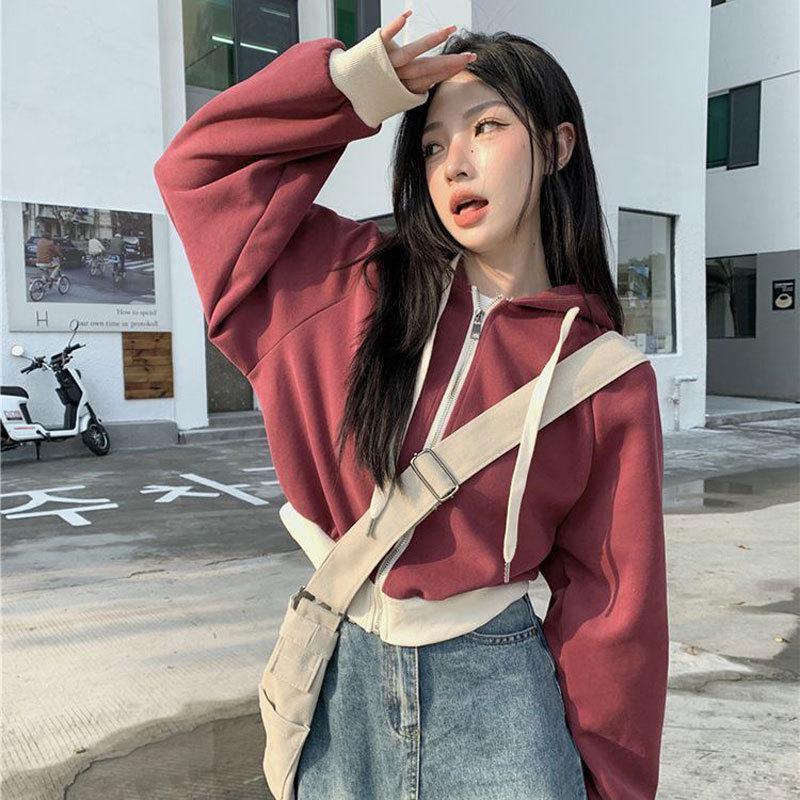 Women s Retro Colorblock Hooded Drawstring Sweatshirt, Slim Fit, Long Sleeve, Spring/Autumn 2025 Collection 2XL (recommended 65-75kg)
Women s Retro Colorblock Hooded Drawstring Sweatshirt, Slim Fit, Long Sleeve, Spring/Autumn 2025 Collection 2XL (recommended 65-75kg)