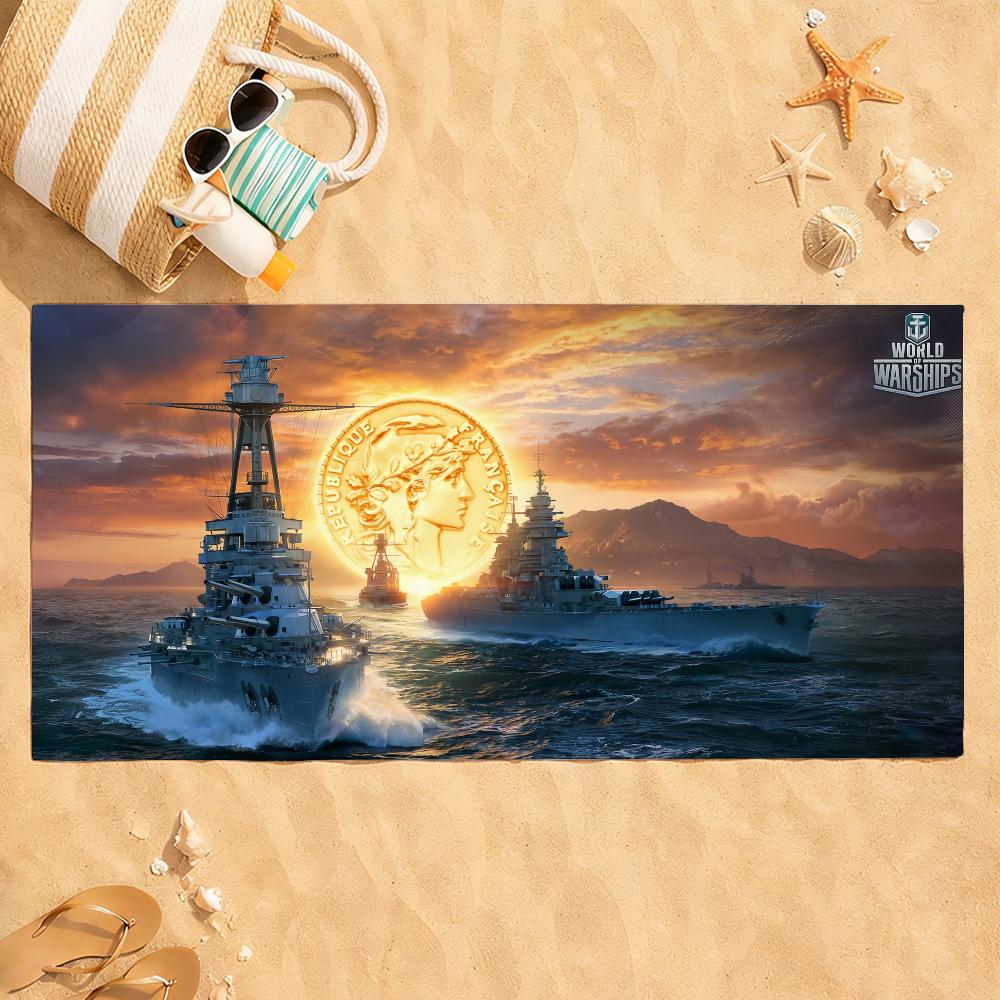 Game World of W-Warships Towel Quick Dry Absorbent Beach Towel for Sports, Fitness, Swimming and Outdoor Activities W40*H60(CM)
Game World of W-Warships Towel Quick Dry Absorbent Beach Towel for Sports, Fitness, Swimming and Outdoor Activities W40*H60(CM)