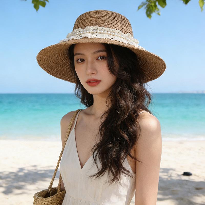 Vintage elegant French top hat seaside beach vacation straw hat sunshade sunscreen hat M(56-58cm)
Vintage elegant French top hat seaside beach vacation straw hat sunshade sunscreen hat M(56-58cm)