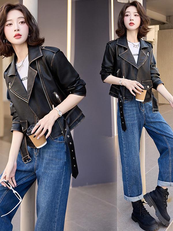 Women s Slim Fit Sheepskin Leather Motorcycle Jacket, 2025 Huage Diqing Fashion Collection. Medium чорний
Women s Slim Fit Sheepskin Leather Motorcycle Jacket, 2025 Huage Diqing Fashion Collection. Medium чорний