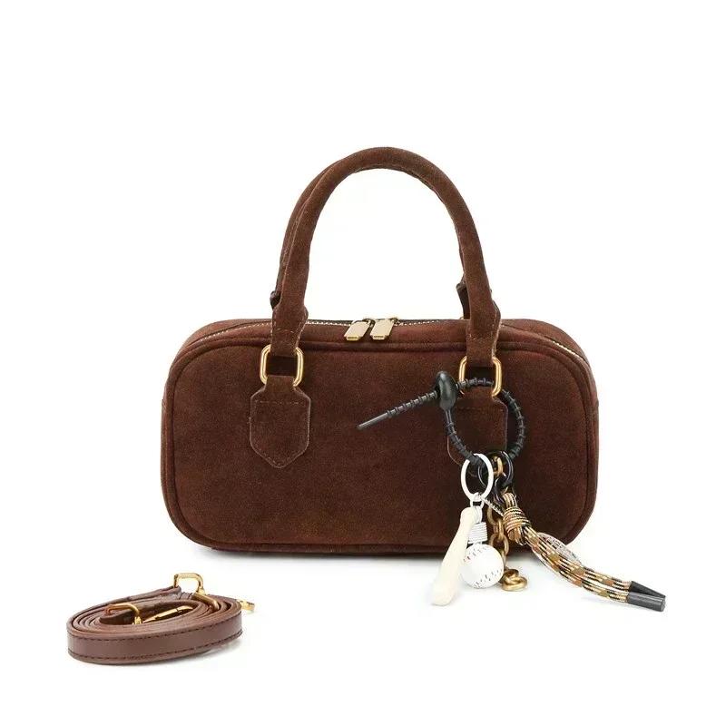 Solid Color Velvet Satchels Zipper Shoulder Bag Fashion Soft Trend Commuter Handbag 2026 High Quality Versatile Crossbody Bags глубокая кофе
Solid Color Velvet Satchels Zipper Shoulder Bag Fashion Soft Trend Commuter Handbag 2026 High Quality Versatile Crossbody Bags глубокая кофе