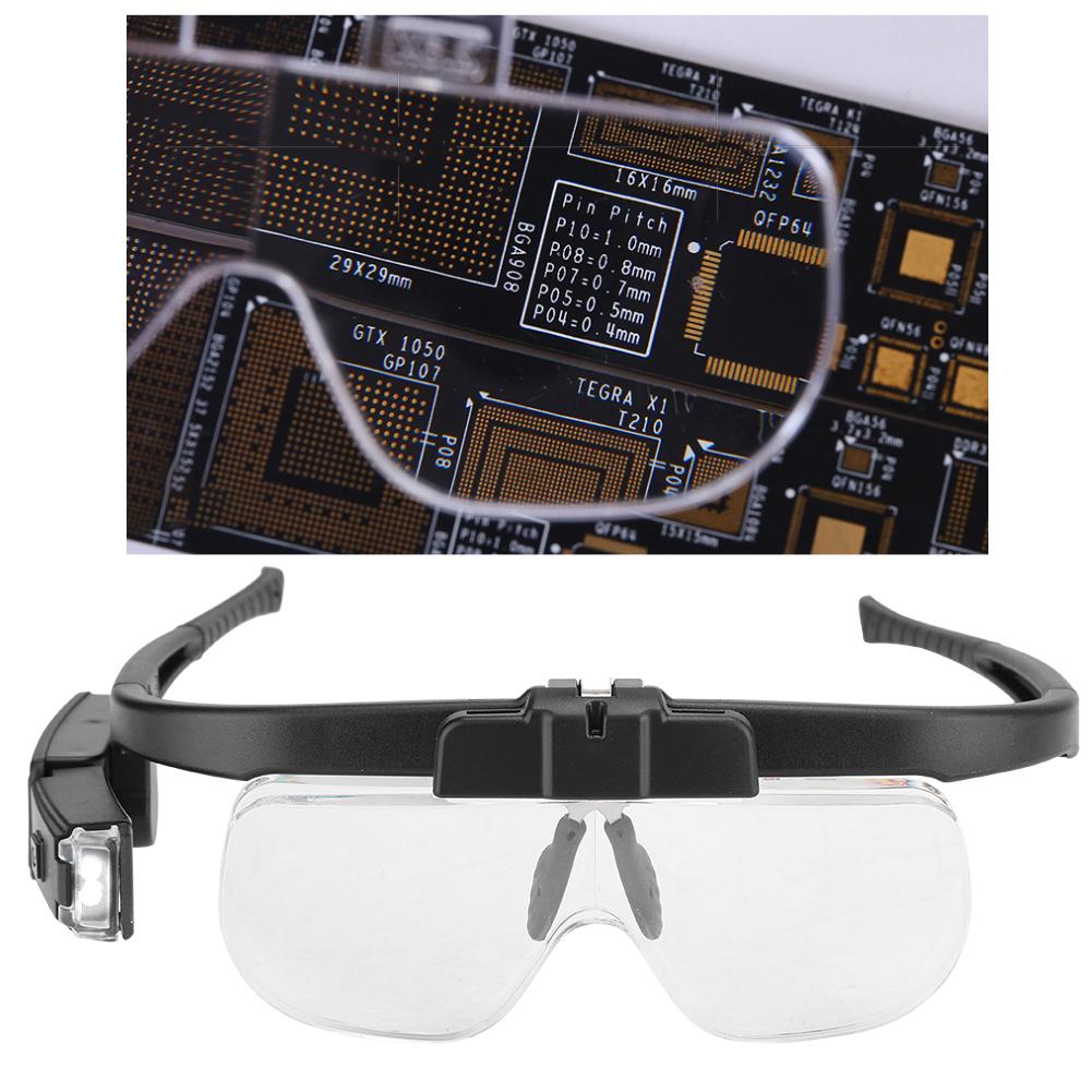 4.5x Wearable Magnifier Adjustable LED Magnifying Glasses Spectacles for Book Newspaper Reading
4.5x Wearable Magnifier Adjustable LED Magnifying Glasses Spectacles for Book Newspaper Reading