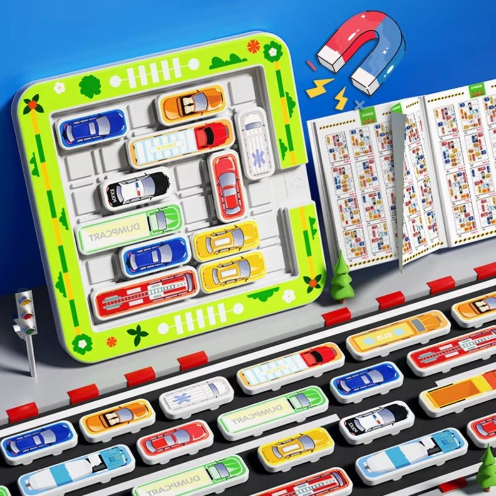 Montessori Slide Car Puzzle Game Learning Parking Lot Board Toy Logical Thinking style 1
Montessori Slide Car Puzzle Game Learning Parking Lot Board Toy Logical Thinking style 1