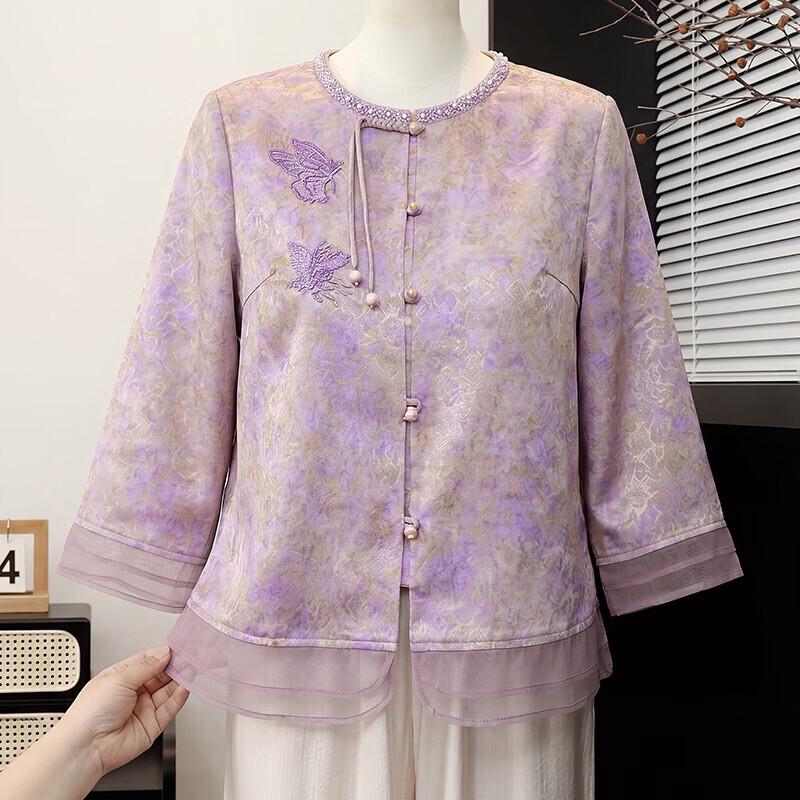 Elegant Floral Chiffon Blouse for Middle-Aged Women 4XL
Elegant Floral Chiffon Blouse for Middle-Aged Women 4XL
