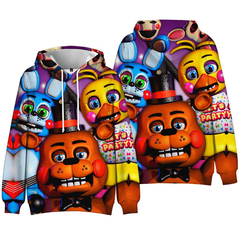 Толстовка с капюшоном Five Nights at Freddy s для женщин и мужчин, толстовка с капюшоном Tie Dye, рубашка Кена, крутая унисекс с капюшоном
Толстовка с капюшоном Five Nights at Freddy s для женщин и мужчин, толстовка с капюшоном Tie Dye, рубашка Кена, крутая унисекс с капюшоном