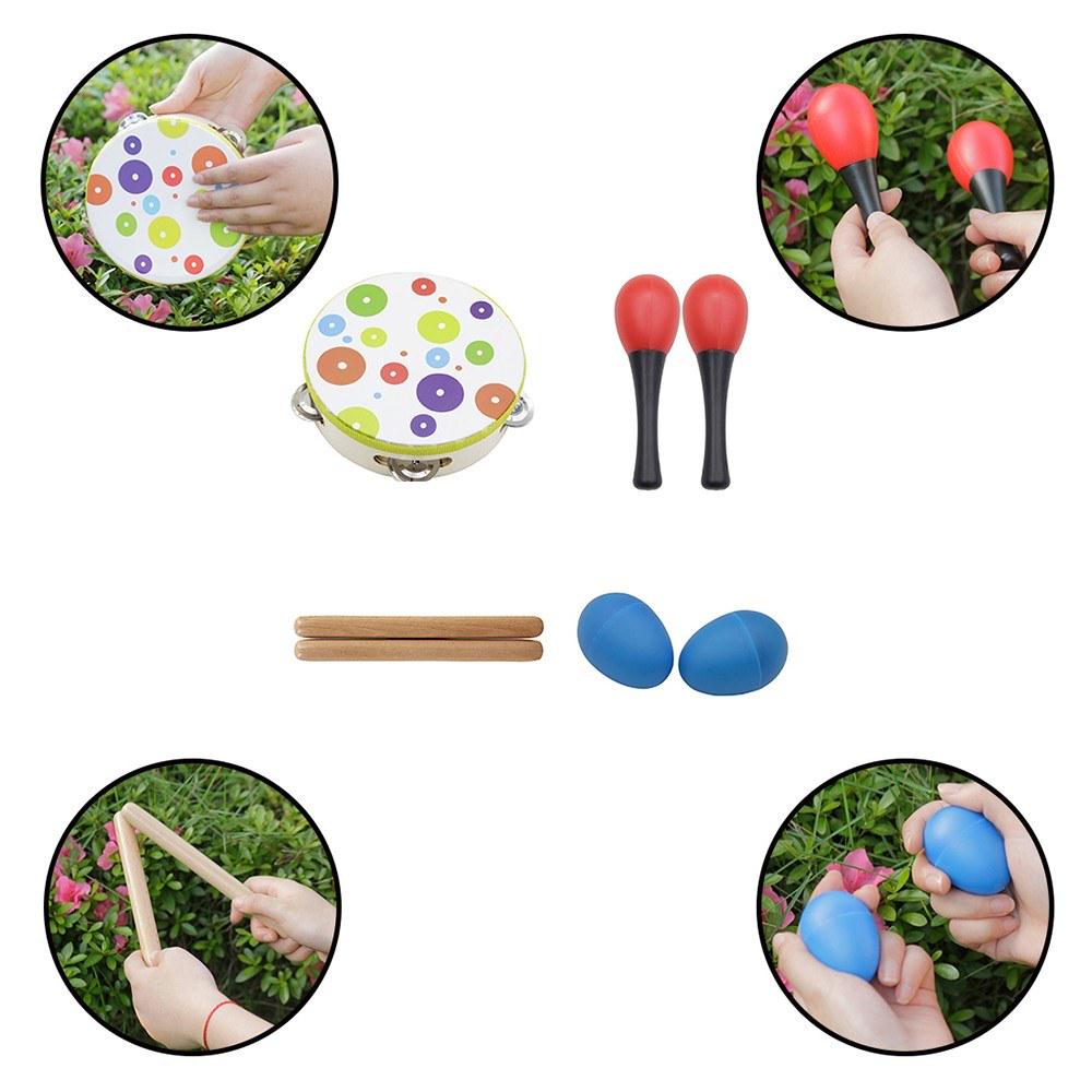 19Pcs/Set Tambourine Xylophone Barbell Musical Instrument Toy Kit Children Educational Toys Type A
19Pcs/Set Tambourine Xylophone Barbell Musical Instrument Toy Kit Children Educational Toys Type A