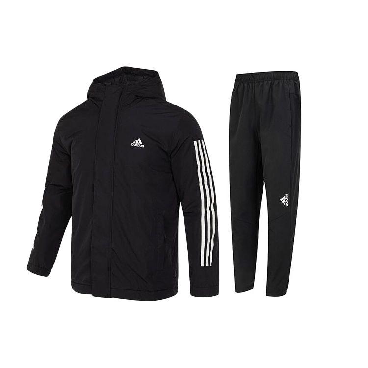 Adidas Верхняя часть с капюшоном на молнии и однотонные эластичные длинные брюки, повседневный спортивный комплект для мужчин, черный цвет IP2537+HN8529 S
Adidas Верхняя часть с капюшоном на молнии и однотонные эластичные длинные брюки, повседневный спортивный комплект для мужчин, черный цвет IP2537+HN8529 S