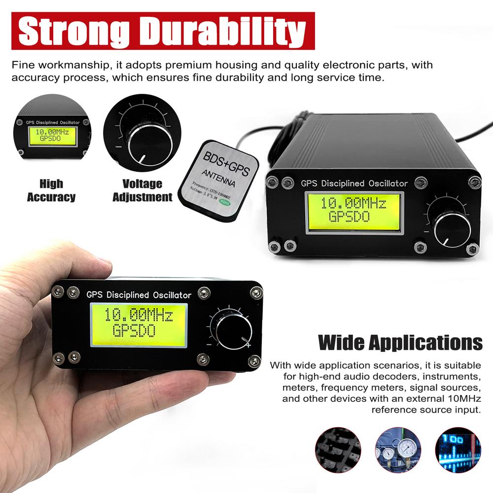 GPS tamed thermostatic oscillator, 10 MHz signal source, GPS counter with multifunctional interfaces for high-end decoders, signal sourc
GPS tamed thermostatic oscillator, 10 MHz signal source, GPS counter with multifunctional interfaces for high-end decoders, signal sourc