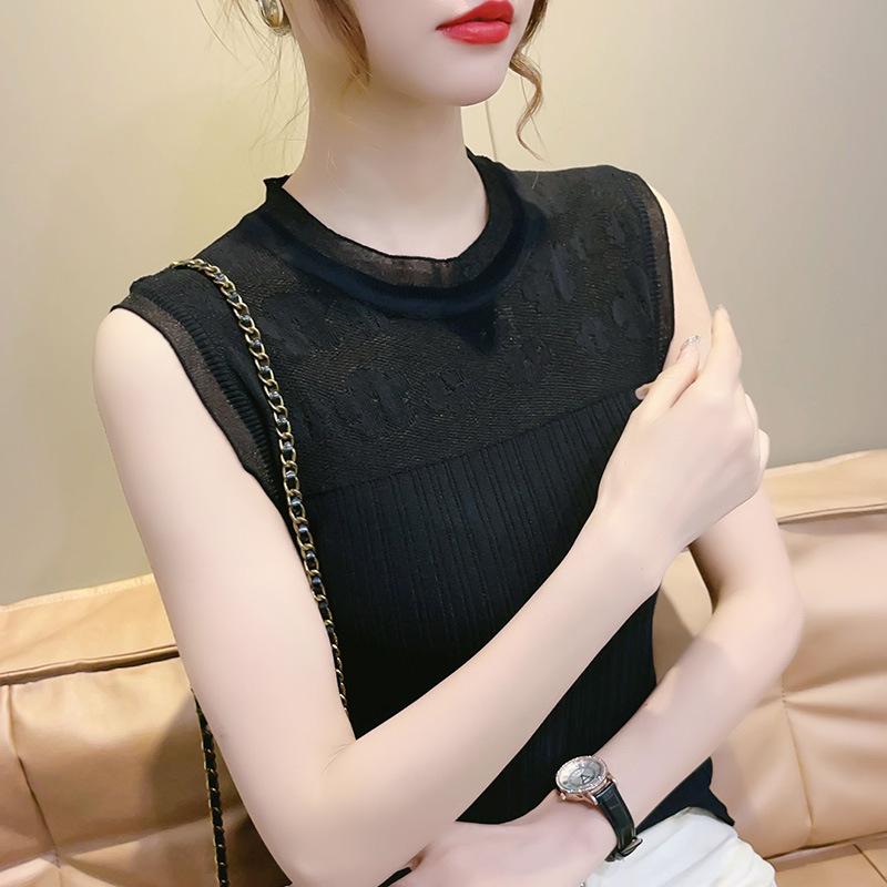 Ледяной шелковый жилет для женщин с новым летним топом на бретелях и сетчатой трикотажной футболкой без рукавов One size
Ледяной шелковый жилет для женщин с новым летним топом на бретелях и сетчатой трикотажной футболкой без рукавов One size