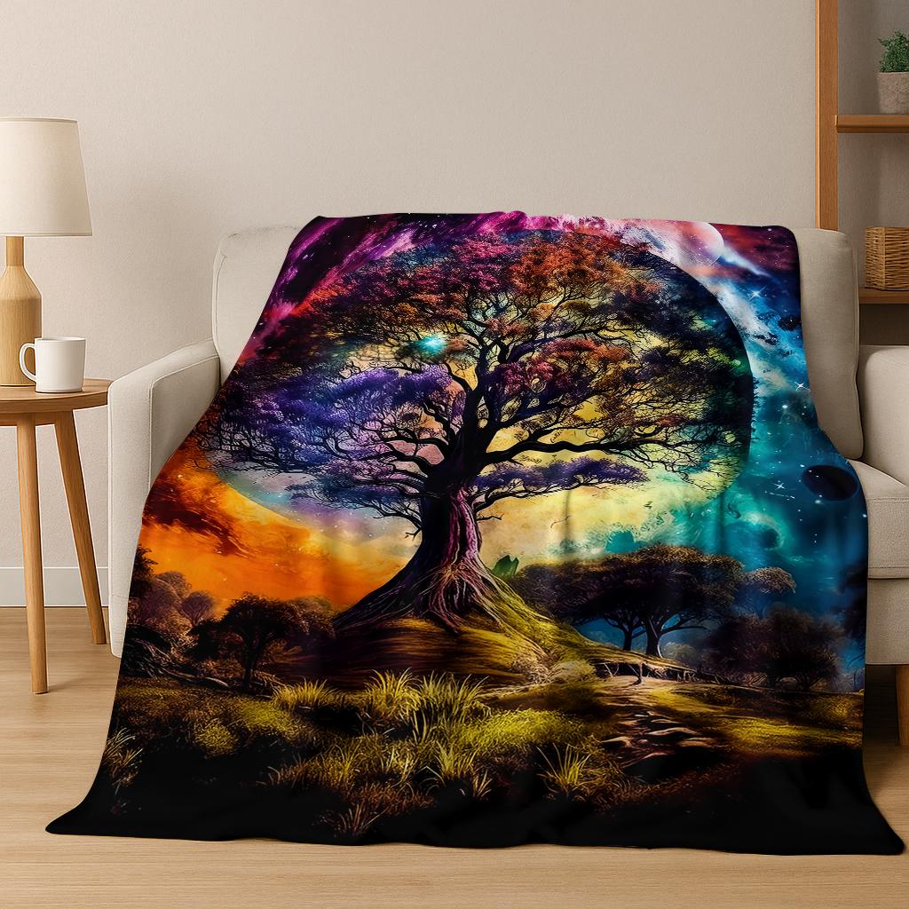 Nature Viking Yggdrasil Norse Tree of Life Flannel Blanket Soft Warm Blanket for Bedroom Room Living Room Travel Camping Picnic 75x90cm
Nature Viking Yggdrasil Norse Tree of Life Flannel Blanket Soft Warm Blanket for Bedroom Room Living Room Travel Camping Picnic 75x90cm