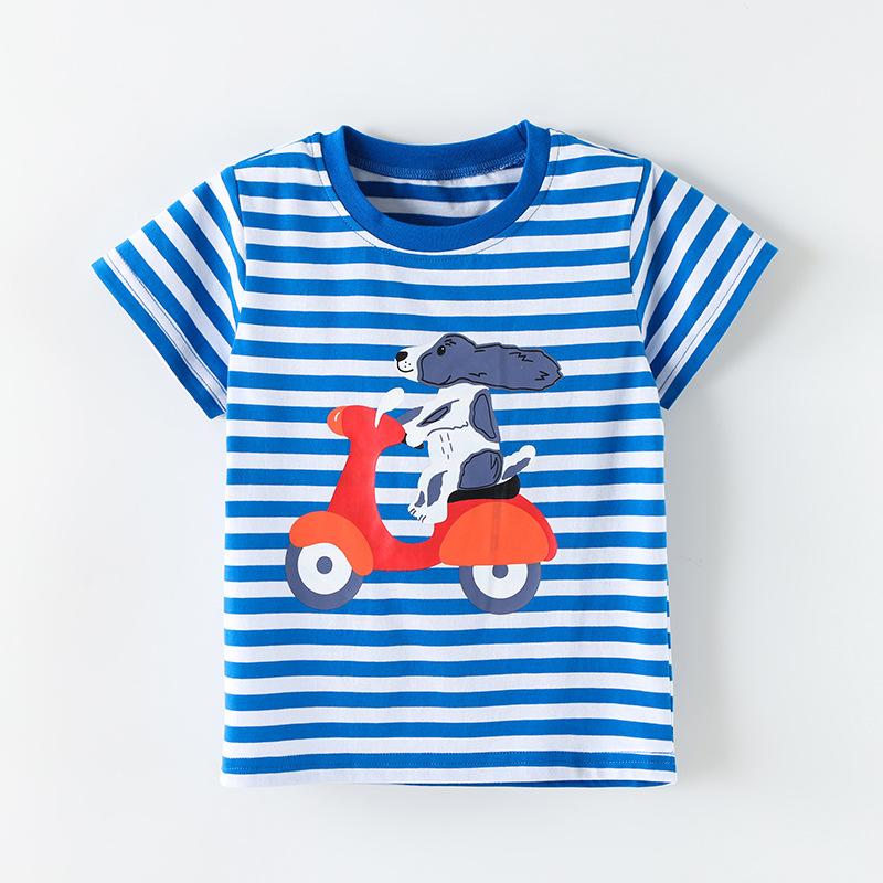 New arrival: Boys short-sleeved T-shirt with stylish striped cartoon print – children s crew-neck T-shirt 90cm(2-3Y) королевский синий
New arrival: Boys short-sleeved T-shirt with stylish striped cartoon print – children s crew-neck T-shirt 90cm(2-3Y) королевский синий