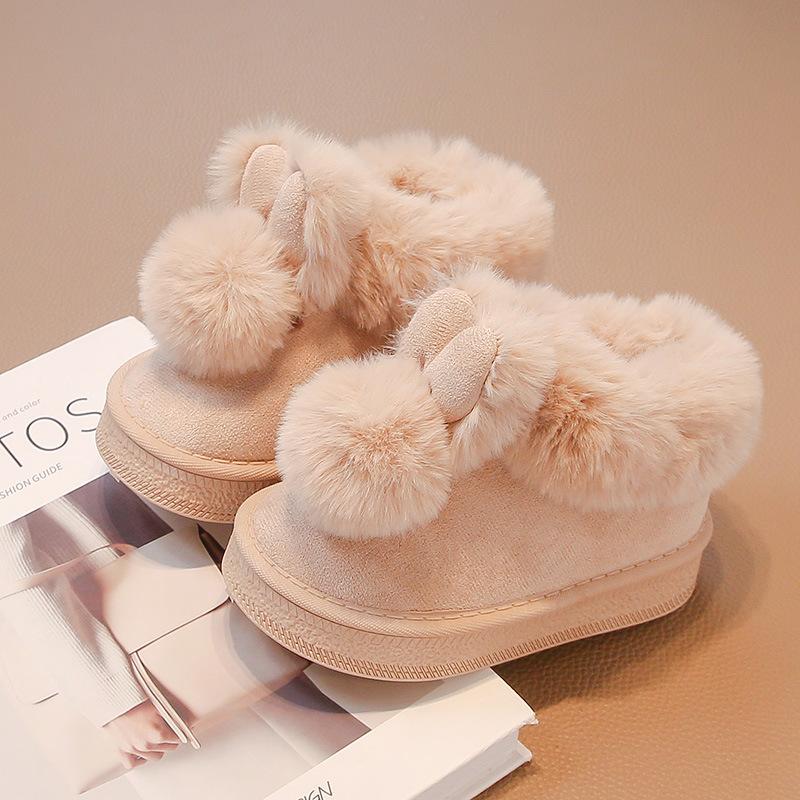 Rabbits Ears Boots Girls Suede Leather Winter Boots Warm Fur Winter Kids Shoes for Girl Bow Band Baby Snow Boots Kids Footwear 26 бежевий
Rabbits Ears Boots Girls Suede Leather Winter Boots Warm Fur Winter Kids Shoes for Girl Bow Band Baby Snow Boots Kids Footwear 26 бежевий
