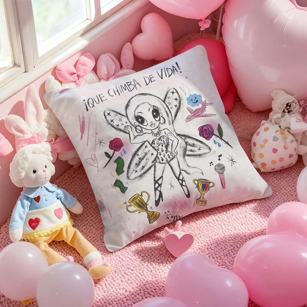 Stay Singer K-Karol G Anime Cushion Cover Pattern Printed Pillowcase for Living Room Sofa Cushion Cover & Bedroom Decor 12x12Inch
Stay Singer K-Karol G Anime Cushion Cover Pattern Printed Pillowcase for Living Room Sofa Cushion Cover & Bedroom Decor 12x12Inch