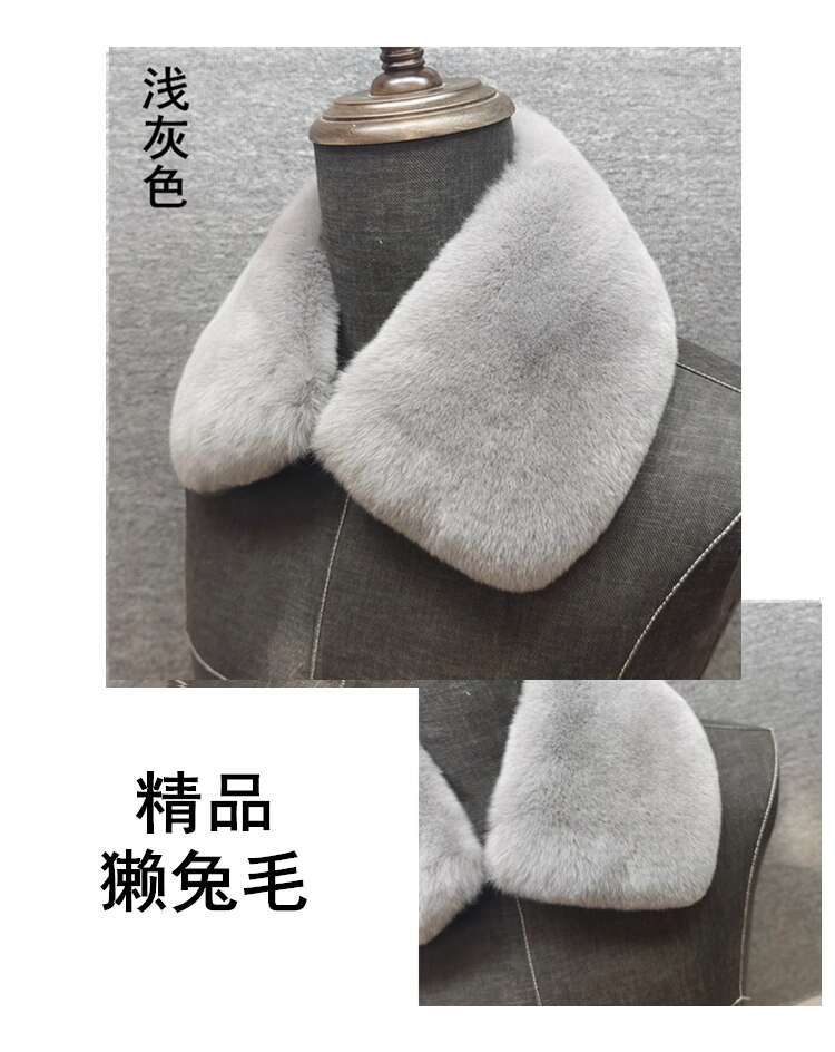 2025 winter real rabbit fur collar luxury natural fur square collar furry fur scarf neck warmer for jacket women men fur scarves 50cm светло-серый
2025 winter real rabbit fur collar luxury natural fur square collar furry fur scarf neck warmer for jacket women men fur scarves 50cm светло-серый