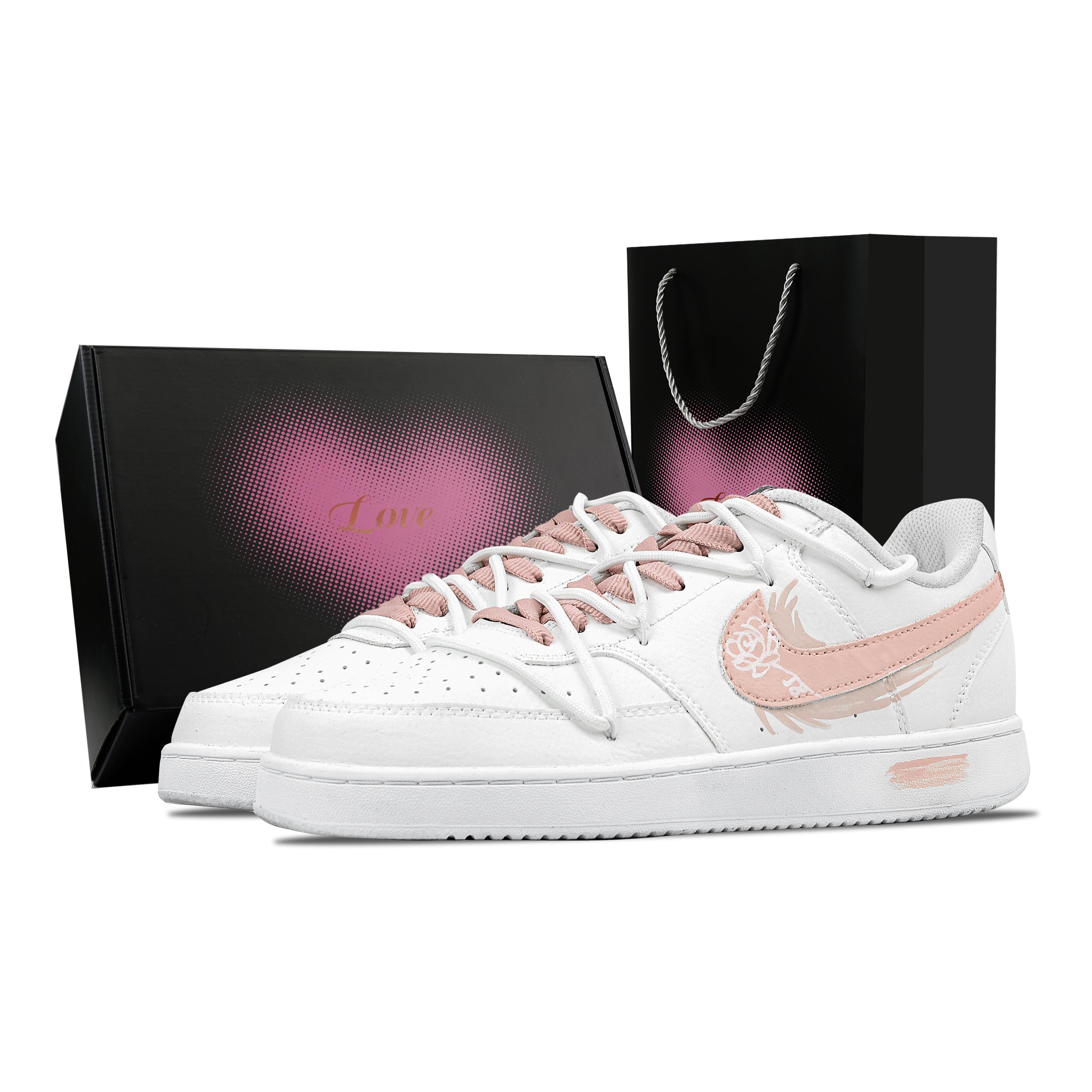 Nike Court Vision 1 Lotus Heart Box Slip Resistant Abrasion Resistant Low top Skateboard Shoes Men s White Pink DH2987-101(Team459--) 43
Nike Court Vision 1 Lotus Heart Box Slip Resistant Abrasion Resistant Low top Skateboard Shoes Men s White Pink DH2987-101(Team459--) 43