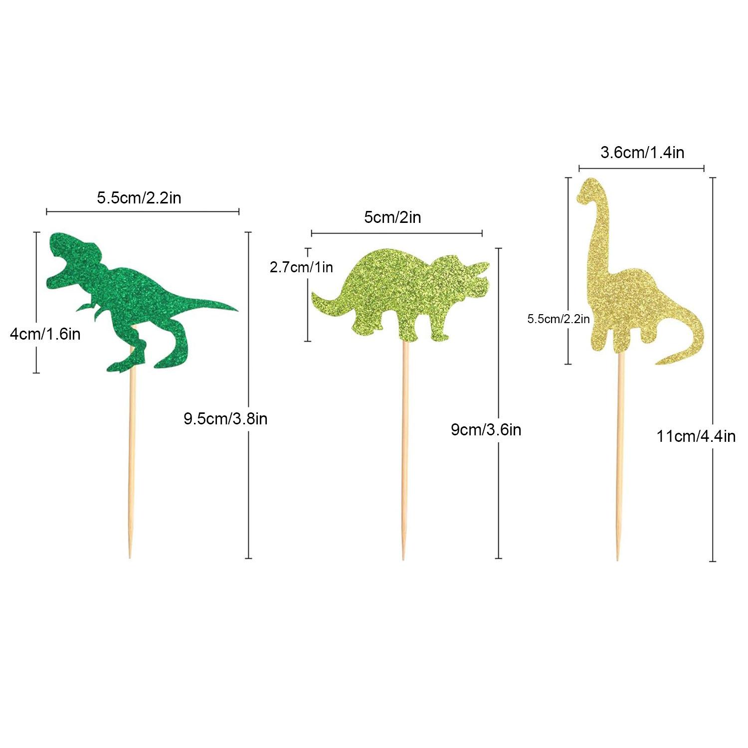 Набор из 24 топперов для кексов с динозаврами, зеленые с золотым блеском, пики для кексов, украшение для торта для детского праздника, свадьбы, дня рождения, мероприятия, вечеринки
Набор из 24 топперов для кексов с динозаврами, зеленые с золотым блеском, пики для кексов, украшение для торта для детского праздника, свадьбы, дня рождения, мероприятия, вечеринки