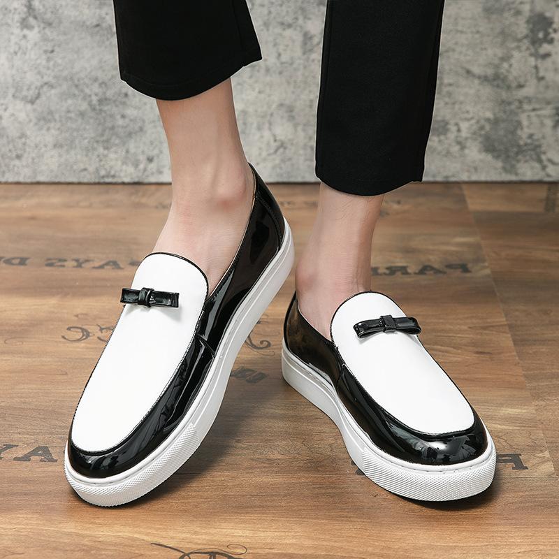 Four Seasons New Low-top Large Size Men s Shoes European and American Casual Glossy Leather Shoes European Station Foot Loafers 38
Four Seasons New Low-top Large Size Men s Shoes European and American Casual Glossy Leather Shoes European Station Foot Loafers 38