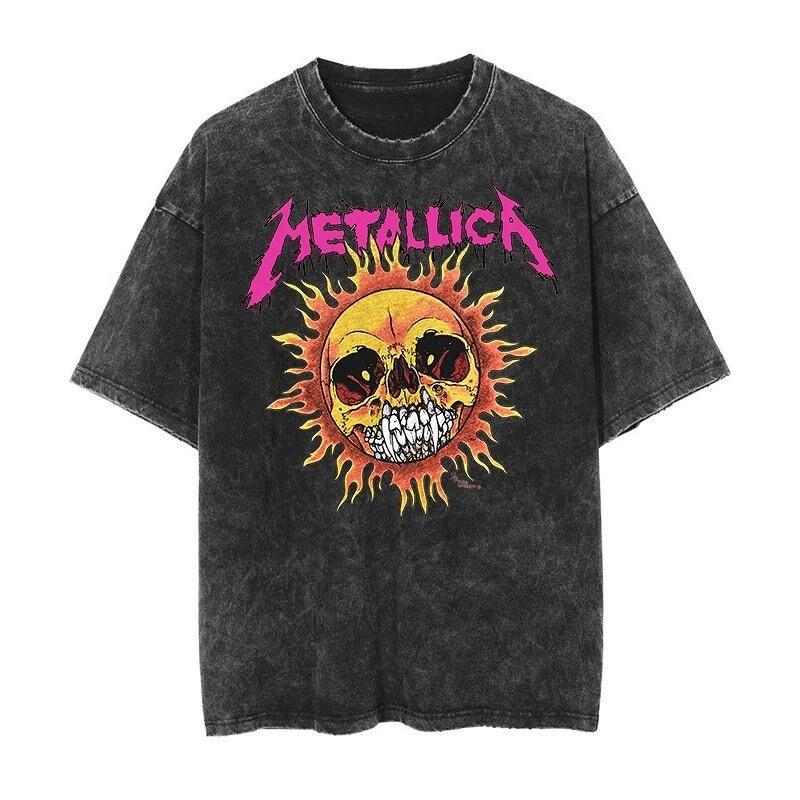 Best Metallica Rock Punk Vintage Washed T-shirt 2026 Men s and Women s American Retro Washed High-end Luxury Y2k Top XL
Best Metallica Rock Punk Vintage Washed T-shirt 2026 Men s and Women s American Retro Washed High-end Luxury Y2k Top XL