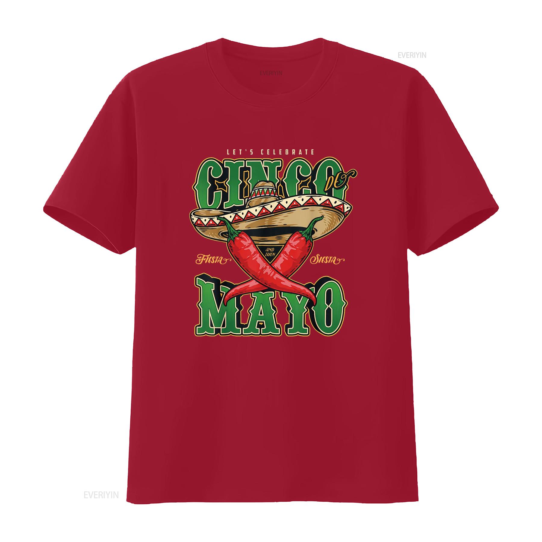 Cinco de Mayo Lets Celebrate With Hot Chilli T Shirt vintage Washed Versatile Stylish Stretched Breathable Comfortable S
Cinco de Mayo Lets Celebrate With Hot Chilli T Shirt vintage Washed Versatile Stylish Stretched Breathable Comfortable S