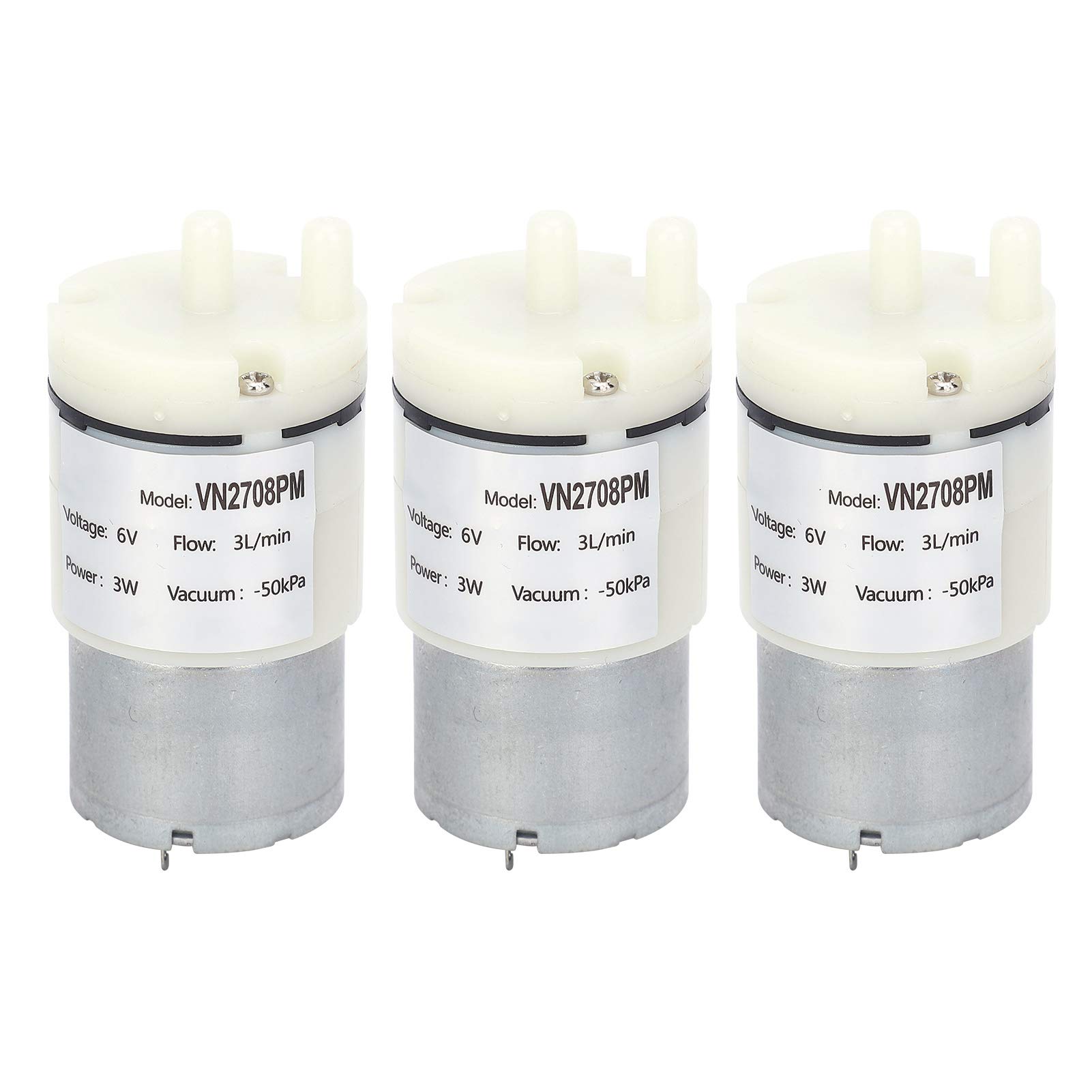 Micro Diaphragm Pump Mini Vacuum Water Air Motor 3pcs DC 6V for Aquarium VN2708PM
Micro Diaphragm Pump Mini Vacuum Water Air Motor 3pcs DC 6V for Aquarium VN2708PM