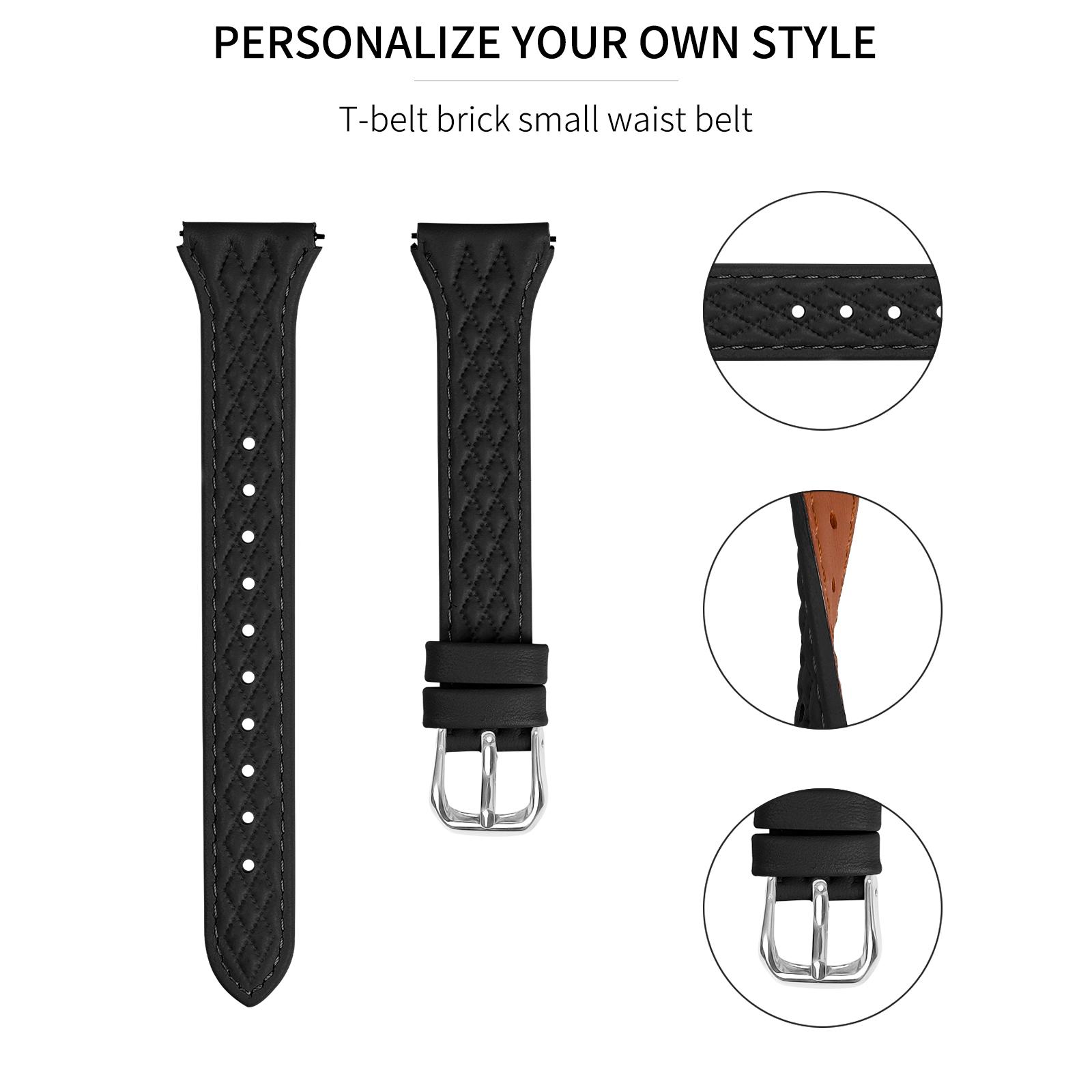 For TicWatch 2/E/C2 (Black/Silver Dial) Genuine Cow Leather Rhombus Imprinted Watchband Black
For TicWatch 2/E/C2 (Black/Silver Dial) Genuine Cow Leather Rhombus Imprinted Watchband Black