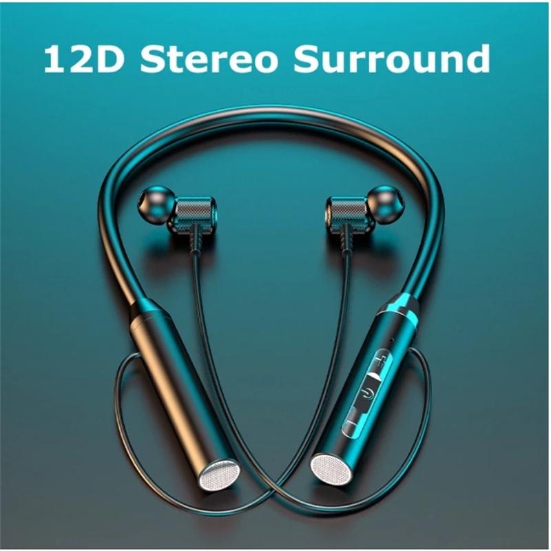 Bluetooth-наушники Беспроводные наушники Магнитные Спортивные с шейным ободом Нашейные вкладыши Беспроводная Bluetooth-гарнитура с микрофоном Игровые чёрный
Bluetooth-наушники Беспроводные наушники Магнитные Спортивные с шейным ободом Нашейные вкладыши Беспроводная Bluetooth-гарнитура с микрофоном Игровые чёрный