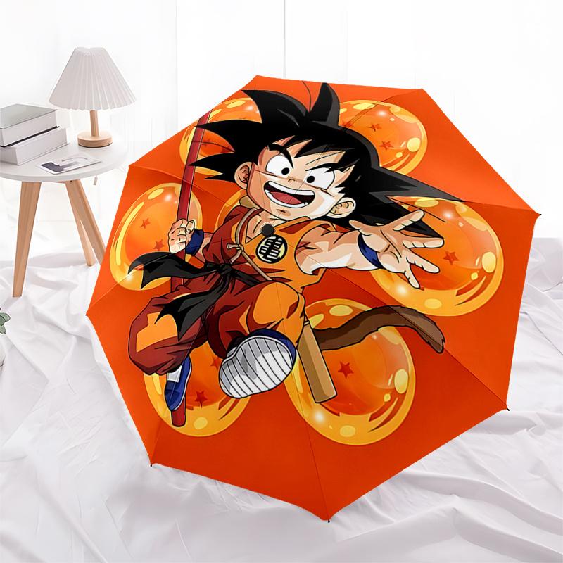 Dragon Ball Z Goku Saiyan Saiyanism Automatic Opening Folding Umbrella with 8-Bone Iron Frame - Perfect for Fans, Travelers, and Daily Use!
Dragon Ball Z Goku Saiyan Saiyanism Automatic Opening Folding Umbrella with 8-Bone Iron Frame - Perfect for Fans, Travelers, and Daily Use!