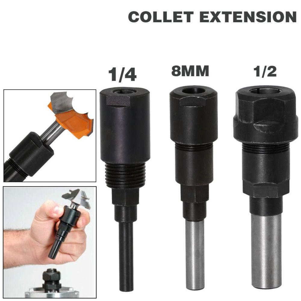 Chuck Adapter Milling Cutter Tool Engraving Machine Extension Rod Router Collet Extension 6.35mm shank
Chuck Adapter Milling Cutter Tool Engraving Machine Extension Rod Router Collet Extension 6.35mm shank