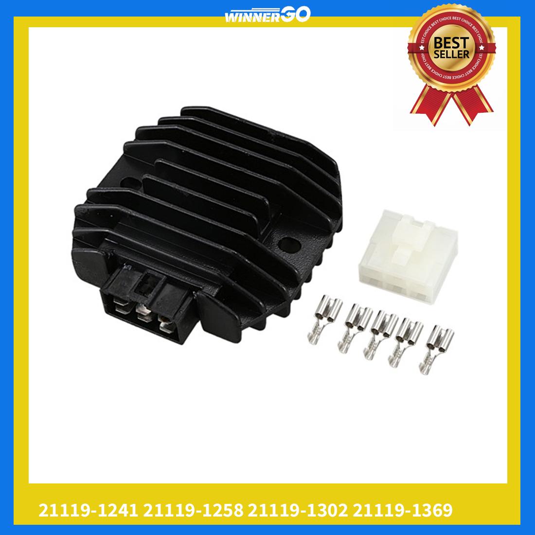 Motorcycle CDI Box Voltage Regulator Rectifier for Kawasaki Bayou 300 KLF 300B KEF 300 21066-1089 21119-1302 21119-1369
Motorcycle CDI Box Voltage Regulator Rectifier for Kawasaki Bayou 300 KLF 300B KEF 300 21066-1089 21119-1302 21119-1369