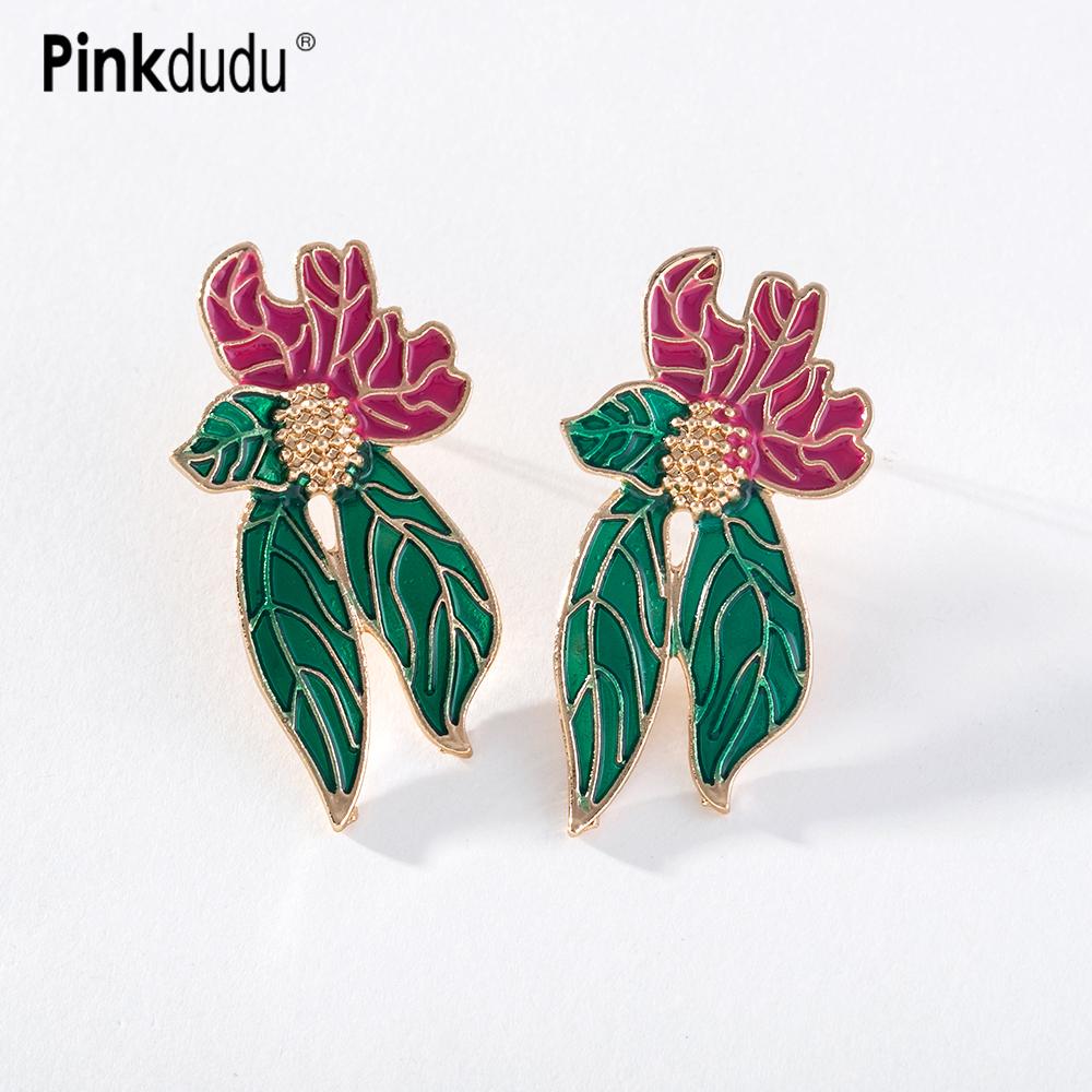 Pinkdudu модные серьги-гвоздики с зеленым листом, элегантные геометрические нерегулярные красные серьги с распылением для женщин, ювелирные изделия, подарки PD1178
Pinkdudu модные серьги-гвоздики с зеленым листом, элегантные геометрические нерегулярные красные серьги с распылением для женщин, ювелирные изделия, подарки PD1178