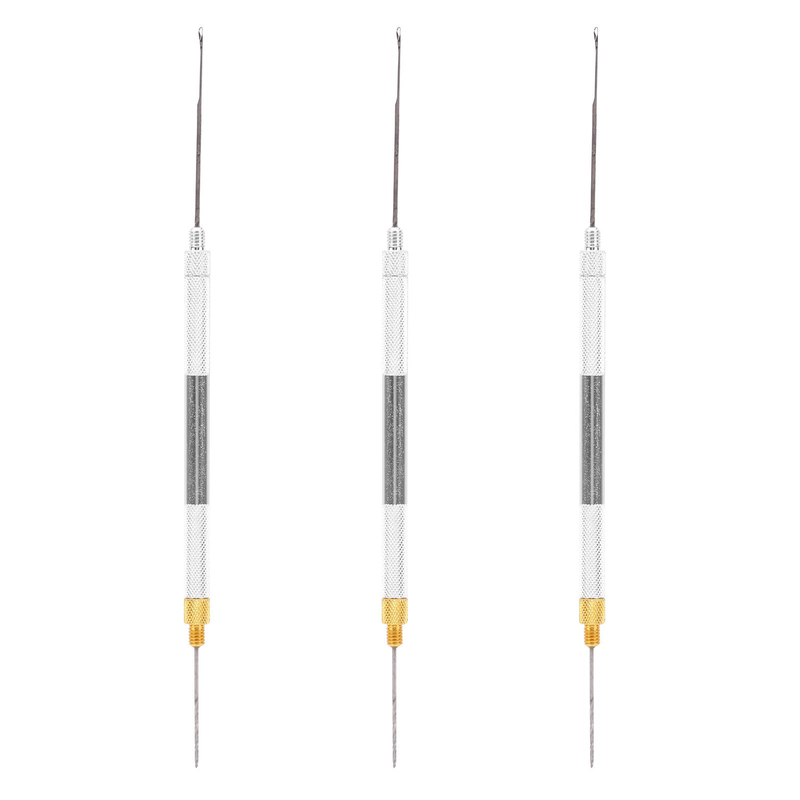 3 Set 3 in 1 Combo Set Aluminum Alloy Fishing Rigging Bait Needle Tool Fish Drill Kit
3 Set 3 in 1 Combo Set Aluminum Alloy Fishing Rigging Bait Needle Tool Fish Drill Kit