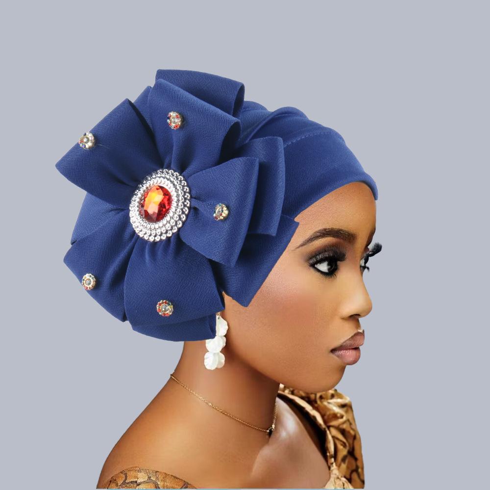 Rhinestone Flower Turban Cap for Women Headwear Hat Muslim Bonnet Bandana Accessories королівський синій колір
Rhinestone Flower Turban Cap for Women Headwear Hat Muslim Bonnet Bandana Accessories королівський синій колір