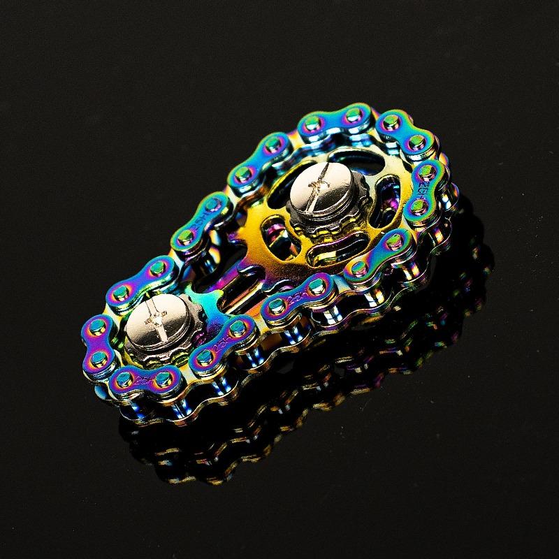 Bicycle Chain Finger Spinner, Silent CNC Machined Stainless Steel Gear Fidget Toy for Adults, Office Stress Relief & Focus Tool,
Bicycle Chain Finger Spinner, Silent CNC Machined Stainless Steel Gear Fidget Toy for Adults, Office Stress Relief & Focus Tool,