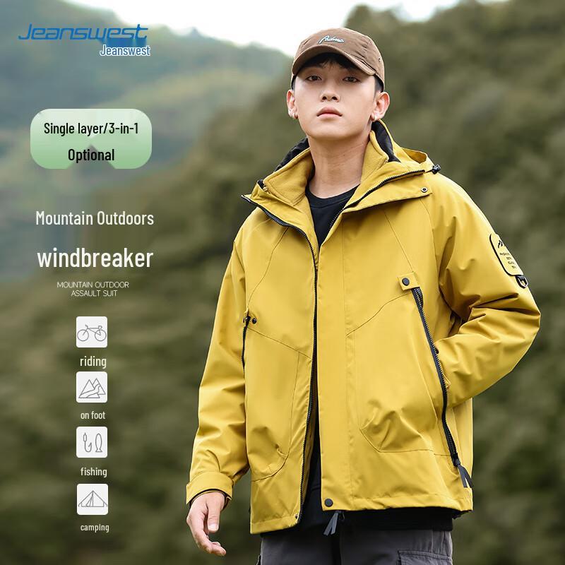 JEANSWEST Men s 3-in-1 Outdoor Jacket L
JEANSWEST Men s 3-in-1 Outdoor Jacket L