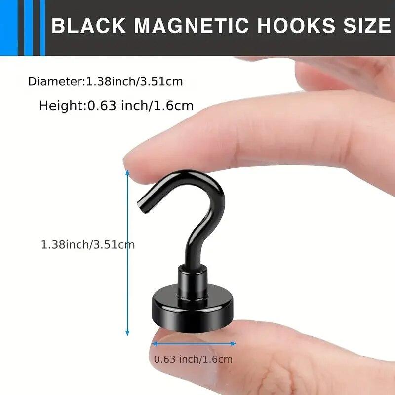 6Pcs Strong Magnetic Hooks Punch-Free Wall Magnet Hook for Keys Coat Hanging Hanger Kitchen Fridge Bathroom Office Organizer
6Pcs Strong Magnetic Hooks Punch-Free Wall Magnet Hook for Keys Coat Hanging Hanger Kitchen Fridge Bathroom Office Organizer