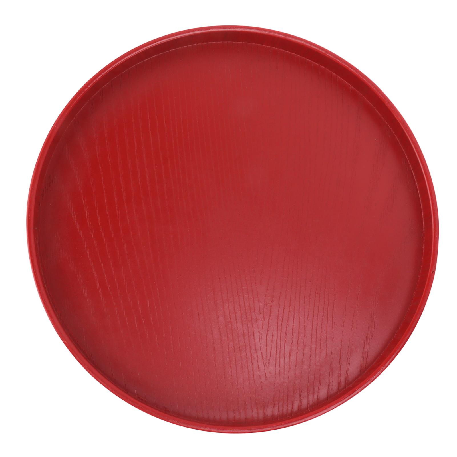 Tea Tray Wooden Wine Red Round Tea Plate Green Tea Baking Serving Plate for Home Tea House 27cm / 24cm / 9.4in
Tea Tray Wooden Wine Red Round Tea Plate Green Tea Baking Serving Plate for Home Tea House 27cm / 24cm / 9.4in