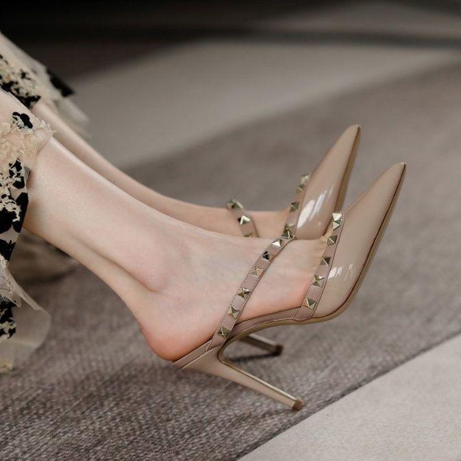 Rivets one-word belt versatile single shoes women s pointed head heightening women s shoes French shallow mouth stiletto high heels women s 2024 new m 40
Rivets one-word belt versatile single shoes women s pointed head heightening women s shoes French shallow mouth stiletto high heels women s 2024 new m 40