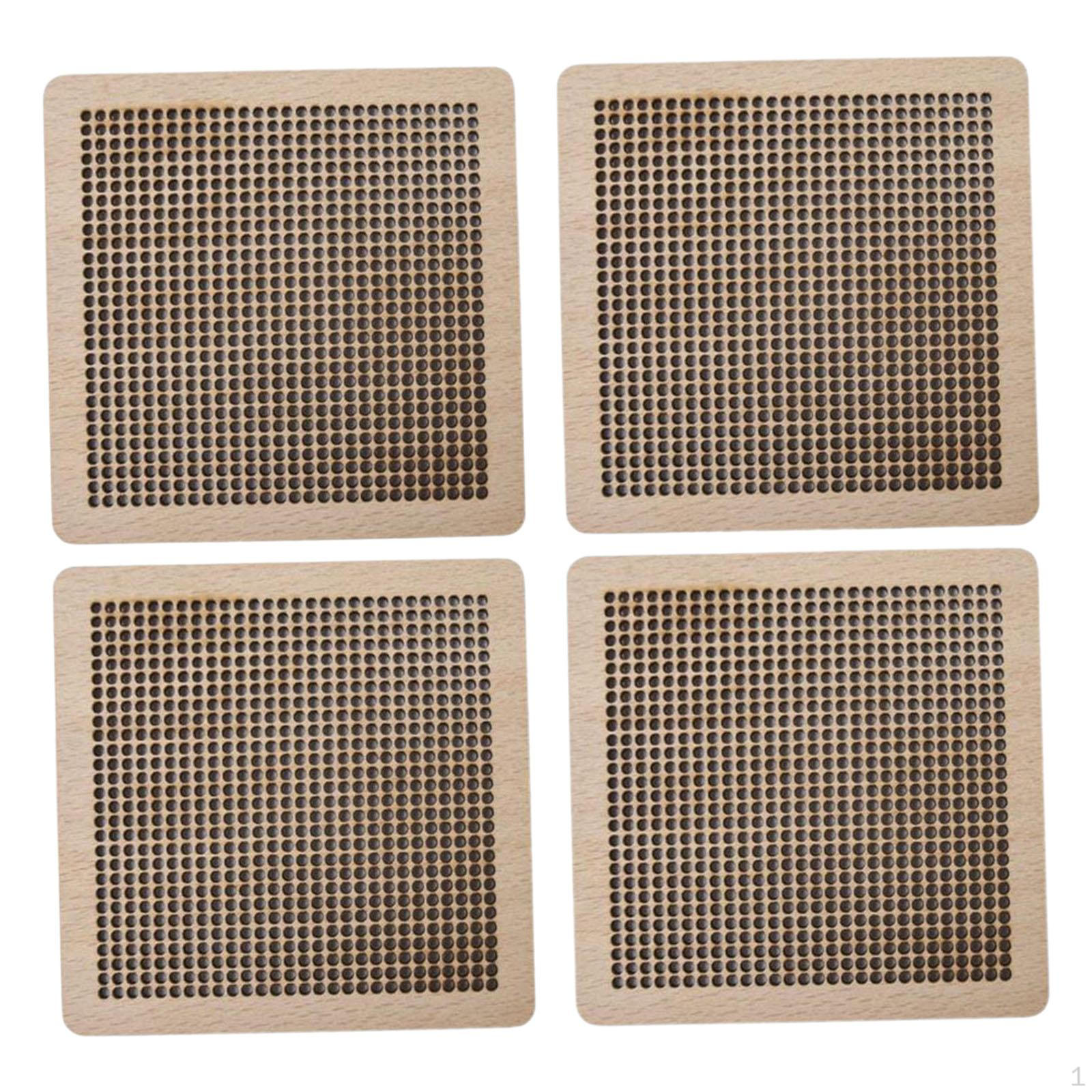 4Pcs Wooden Needlepoint Coaster Boards Crochet Embroidery Cup Mat Handwoven Housewarming Gifts
4Pcs Wooden Needlepoint Coaster Boards Crochet Embroidery Cup Mat Handwoven Housewarming Gifts
